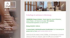 Desktop Screenshot of fussaktiv.de